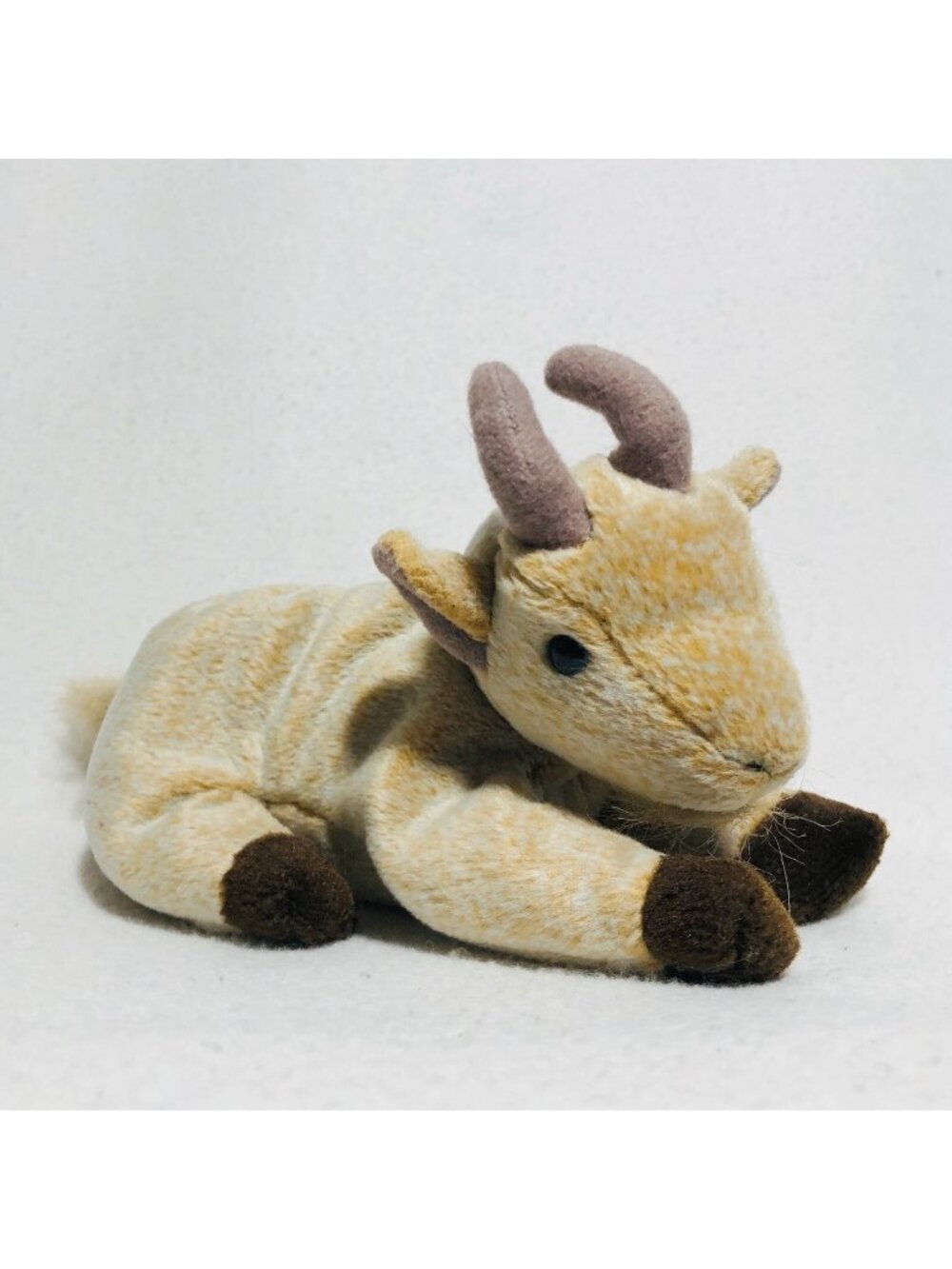 Vintage Retired Ty Beanie Goatee Goat Plush Toy Farm Animal Farmhouse Country